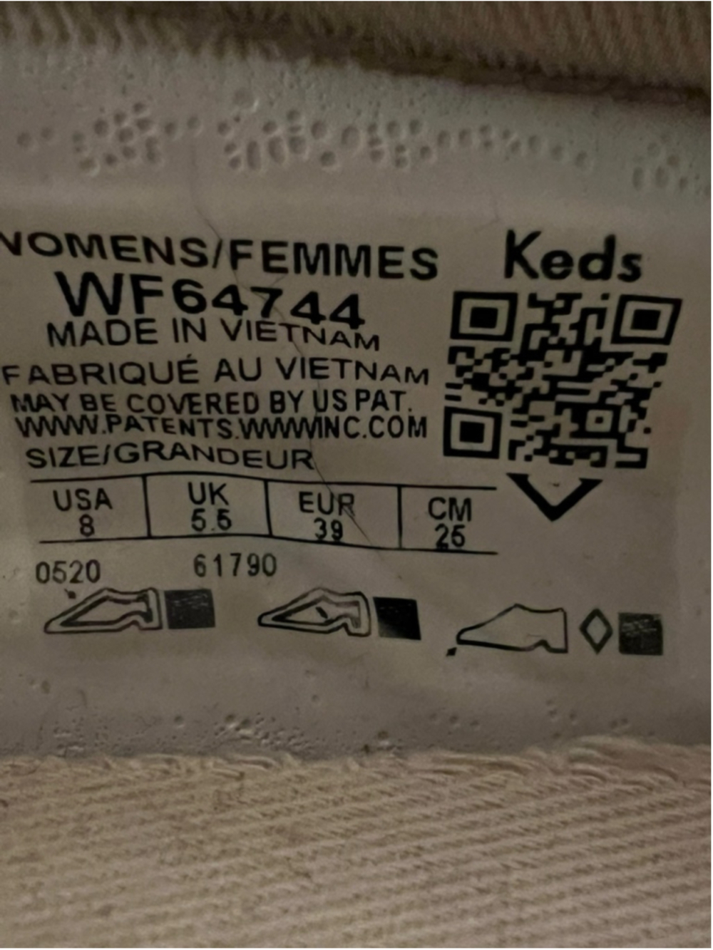 Keds Sneakers Size 8 Beige Black Snake Print Slip-On - Picture 8 of 8